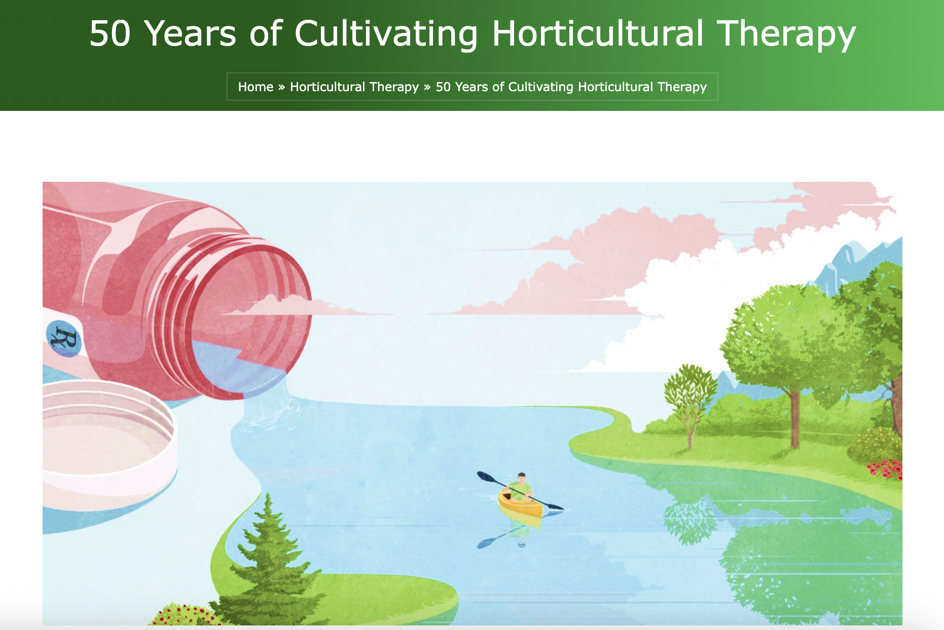 50 Years of Cultivating Horticultural Therapy
