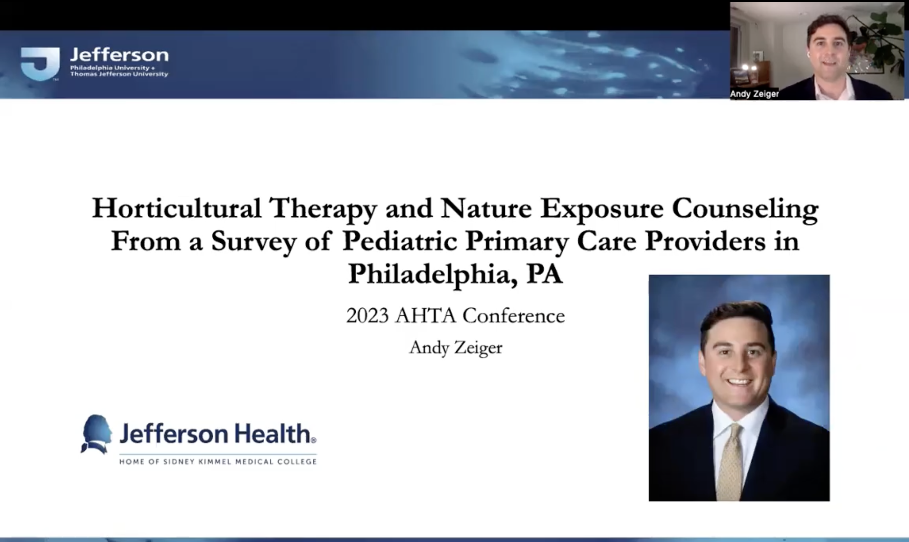 HT and Nature Exposure Counseling Among Pediatric Primary Care Providers video thumbnail