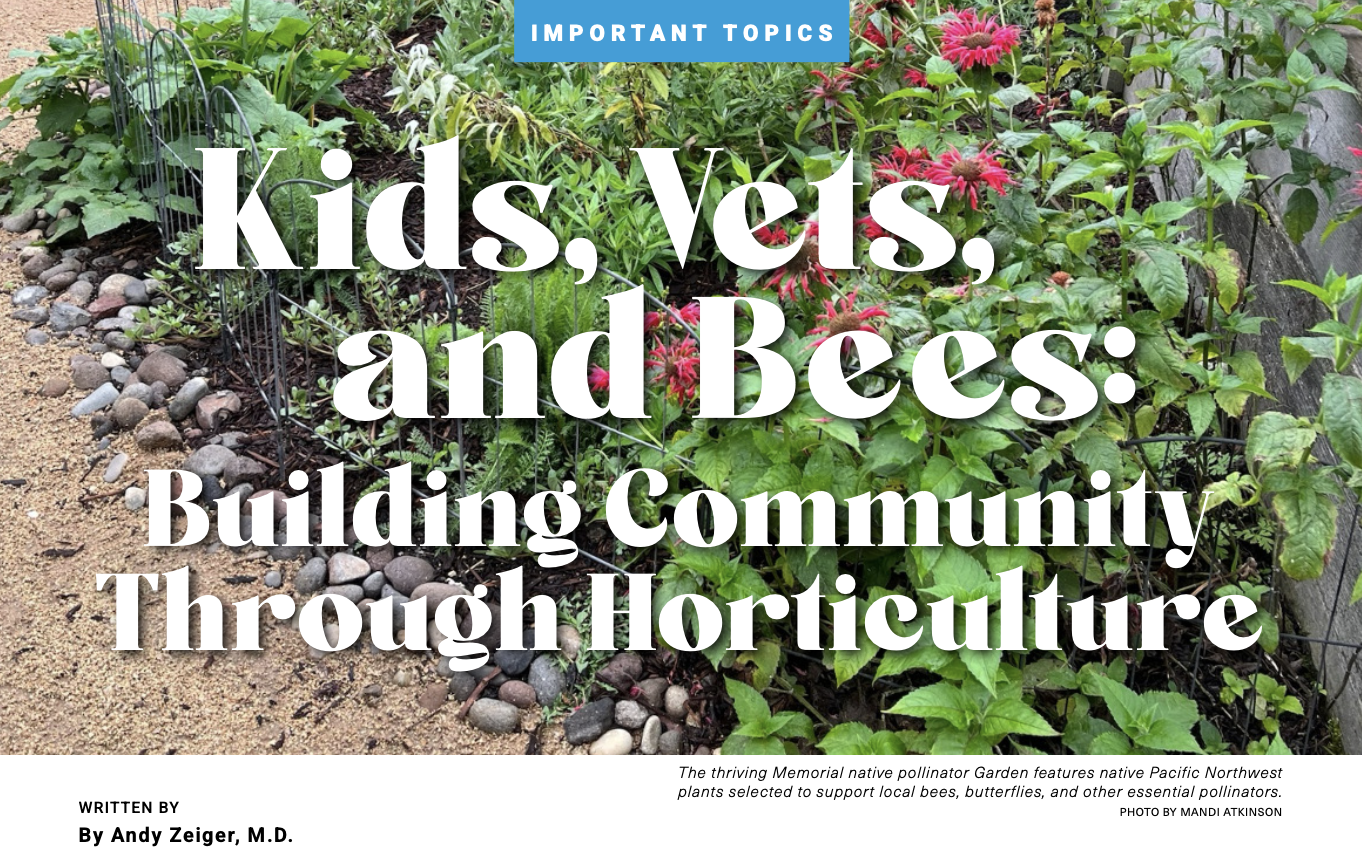 Kids, Vets, and Bees: Building Community Through Horticulture